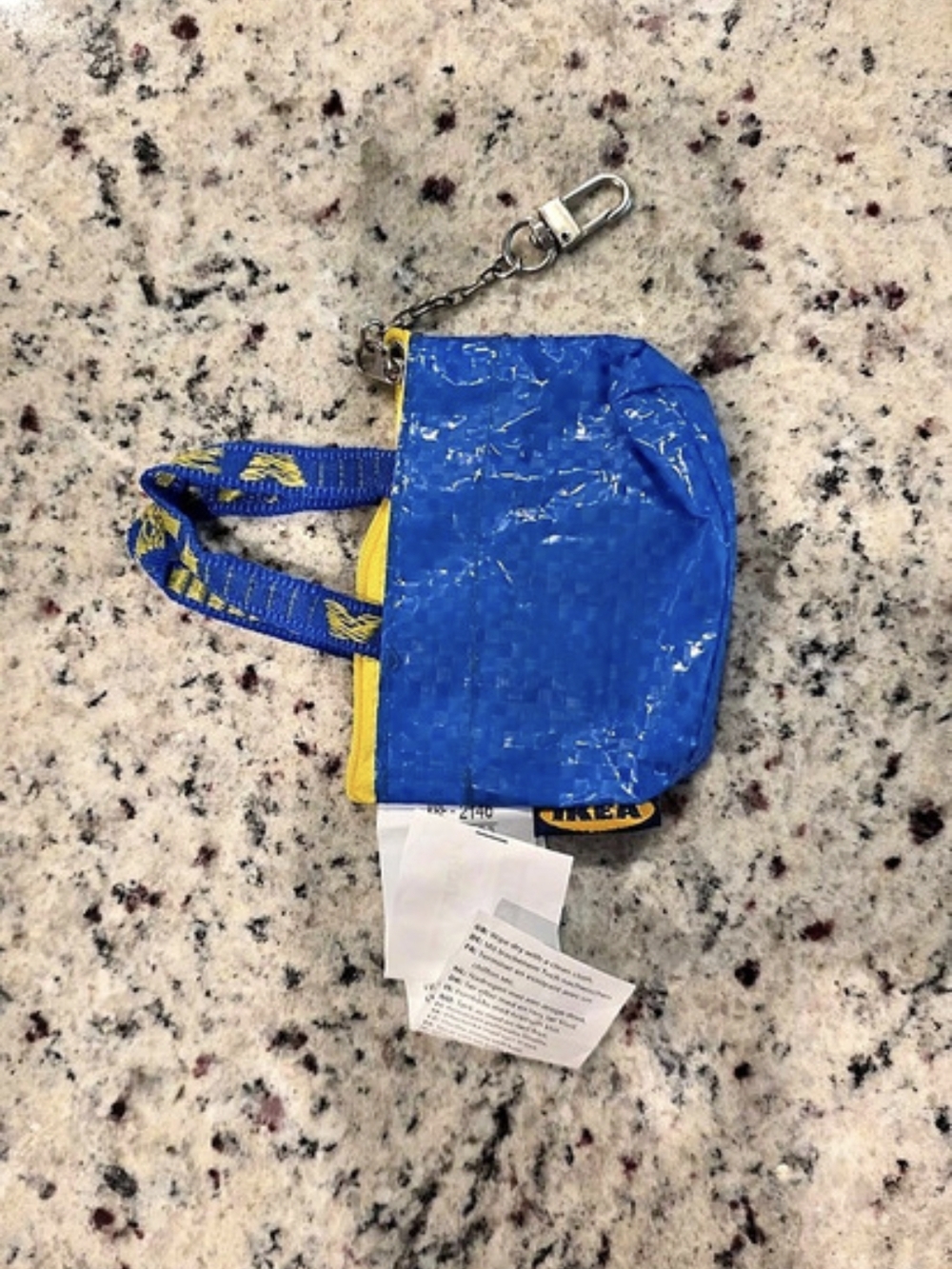 IKEA KNÖLIG Blue & Yellow Mini Bag